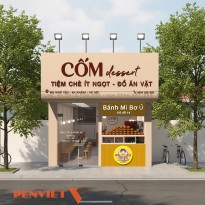 Thiết kế cửa hàng fast food tại An Khánh, Hà Nội